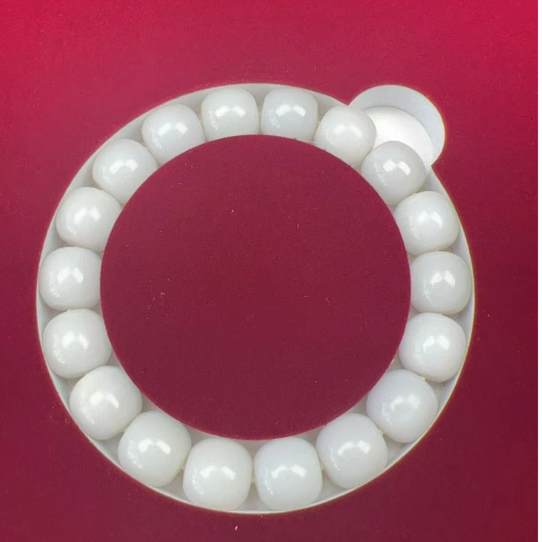 【龍帝专属】和田玉羊脂级卡12精美手串（多样性发货一个）G10