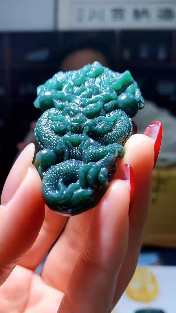 【闪购商品】定制翡翠未镶嵌1080hm-毛货挂件9