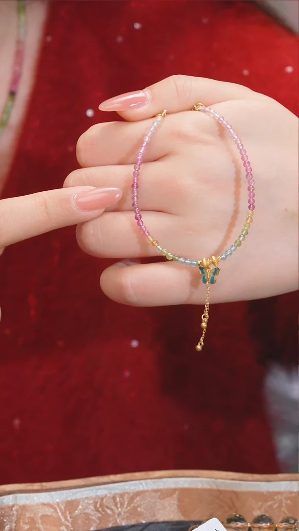 【闪购商品】碧玺手链未镶嵌多样性发@@P9614