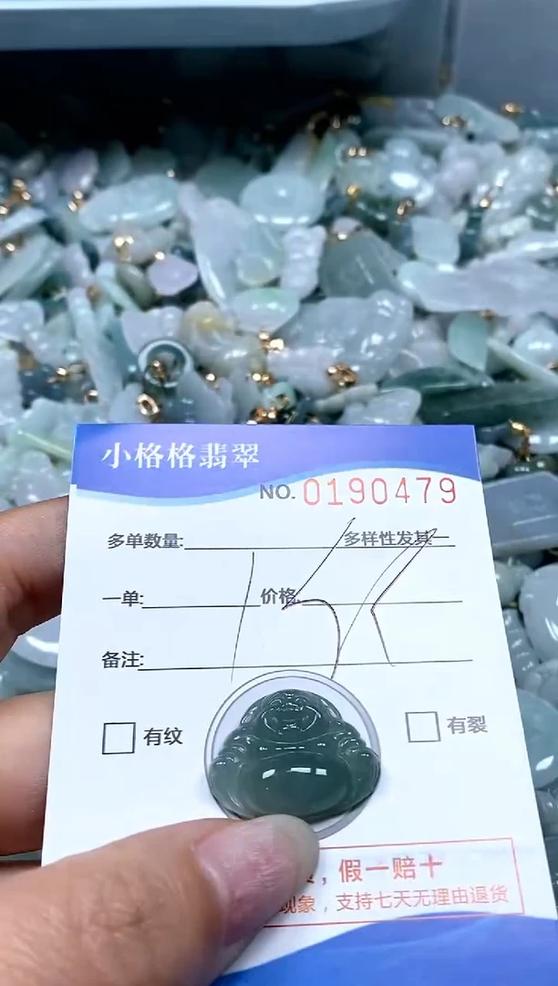 【闪购商品】翡翠颈饰未镶嵌闪购商品0190479