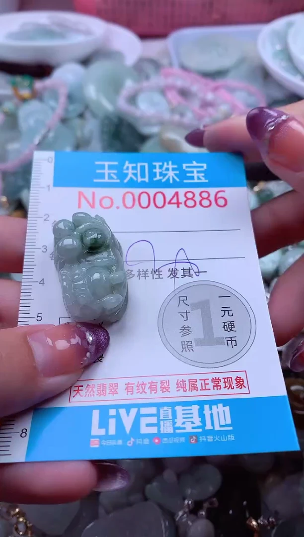 翡翠未镶嵌吊坠(不含链)4886