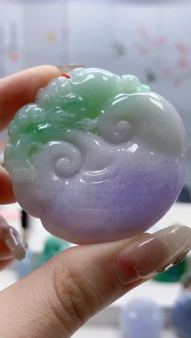 未镶嵌定制翡翠4852jw-毛货挂件122