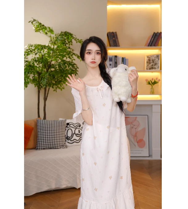 【桃之夭夭】2025春款家居服睡裙可外穿可居家【欣欣专属】QM-SQ07