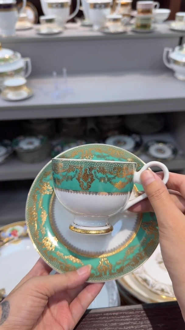 瓷片200毫升杯碟 1套