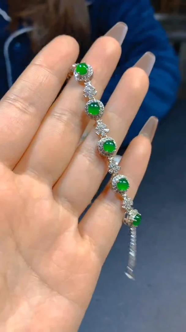 【闪购商品】翡翠手链未镶嵌0716187864多样性发一