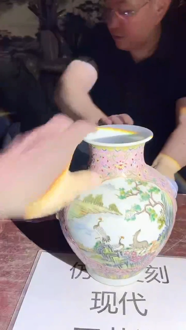 摆件景德镇陶瓷流水116