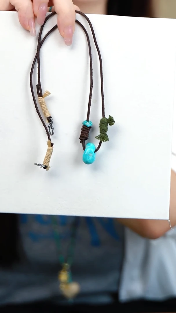 绿松随型项链项链