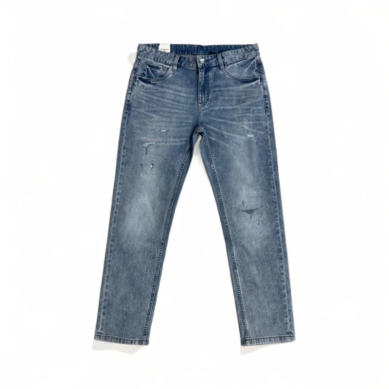 （卡家）K26#男士夏季薄款中低腰修身小脚裤