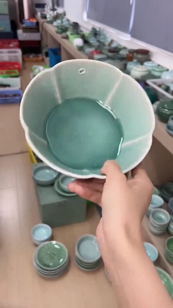 龙泉云间青瓷小米茶器