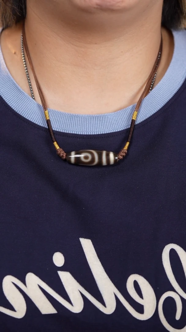 未镶嵌颈饰玛瑙/玉髓如意二眼锁骨链