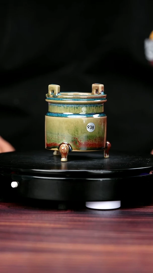 其他938#盼龙窑一级品原矿钧瓷马蹄圆炉