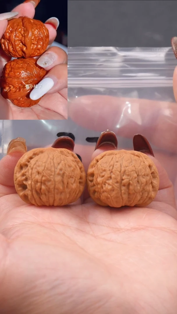 【闪购商品】文玩核桃把件32蟒皮球夜明珠