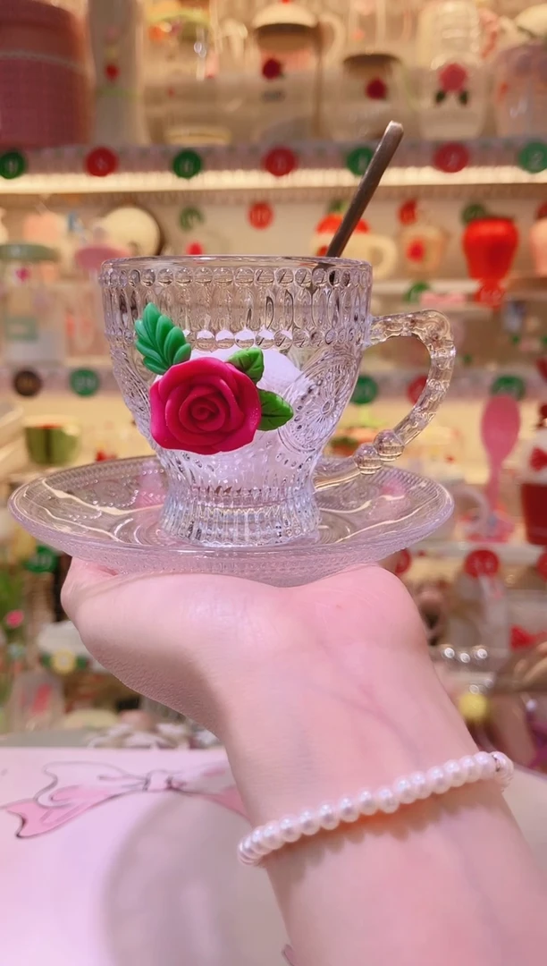 其他品质好发货快放心拍！玫瑰花咖啡杯