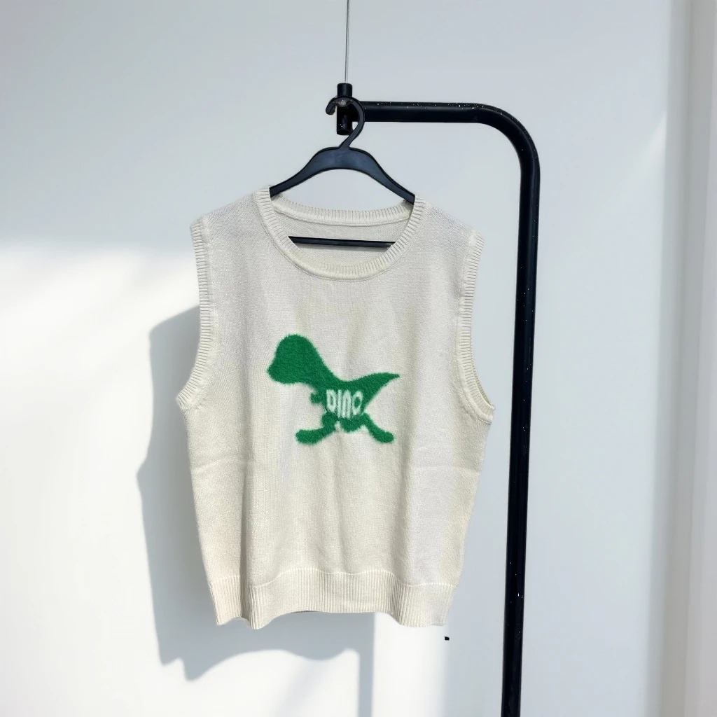 休闲圆领无袖马甲毛衣 YA61FM5200