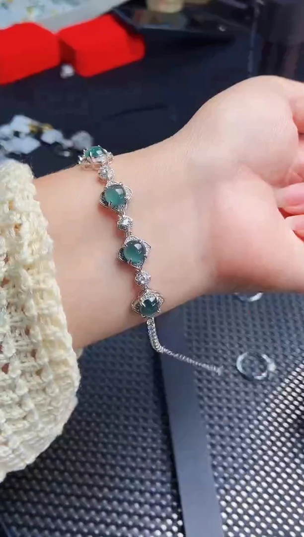 【闪购商品】翡翠手链未镶嵌11111111