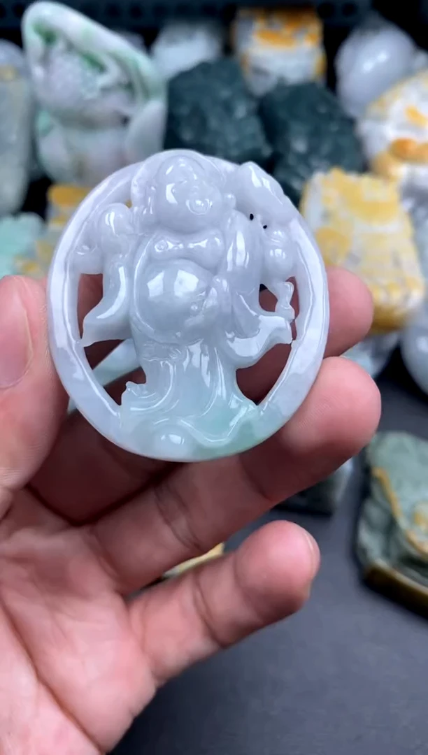 吊坠(不含链)未镶嵌翡翠1