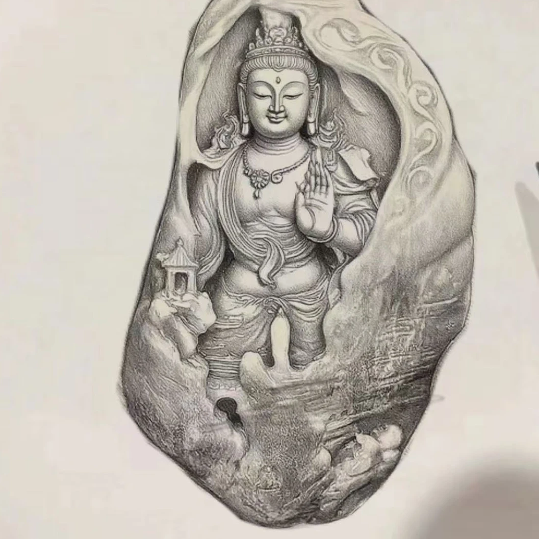 翡翠特色料毛胚半成品定制链接