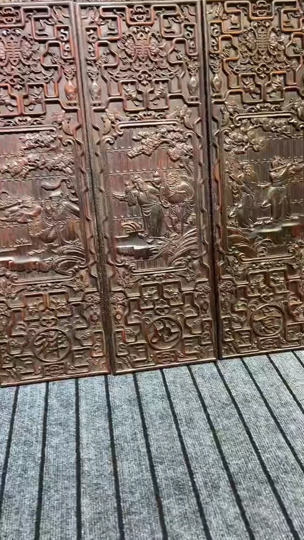 木紫檀雕刻一物一拍