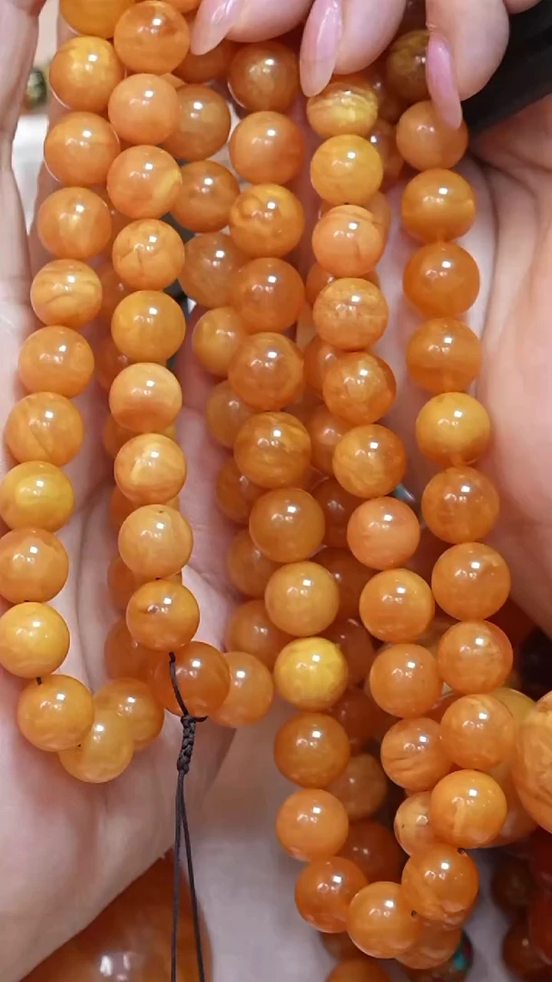 蜜蜡颈饰未镶嵌1998天然蜜蜡珠宝奇石云端妖孽全部保真