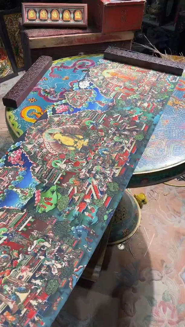 卷轴画 路路的唐卡tk160