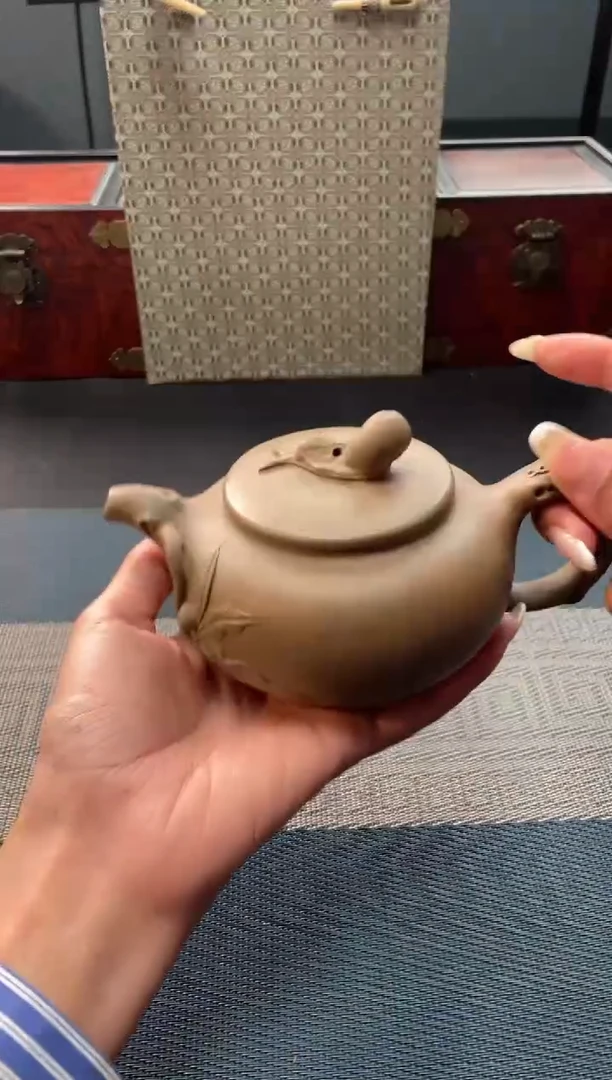 茶壶紫砂121  宜兴原矿紫砂