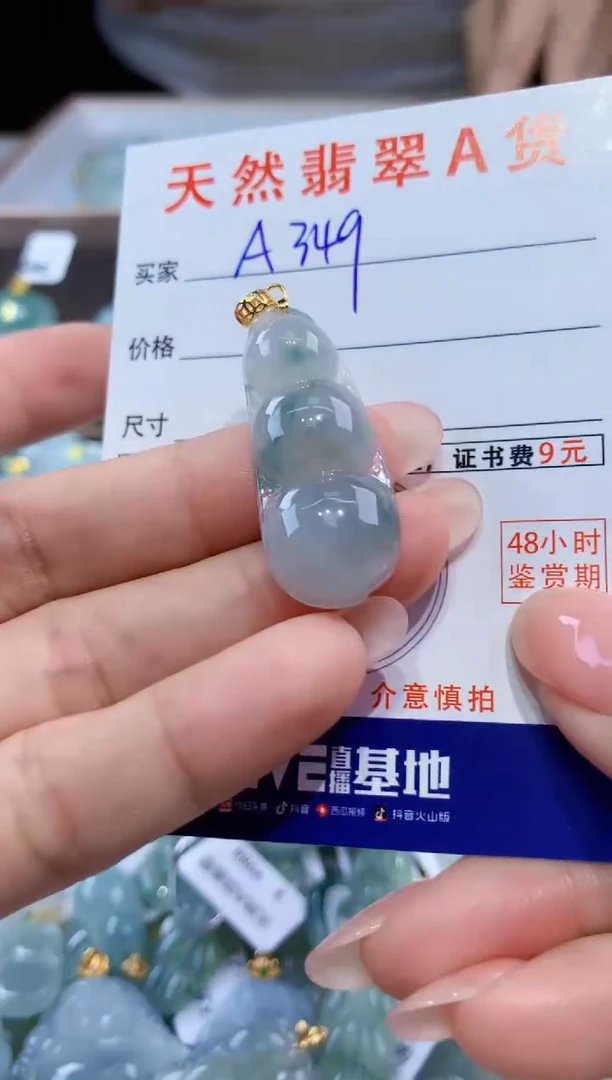 颈饰未镶嵌翡翠天然翡翠A货挂件