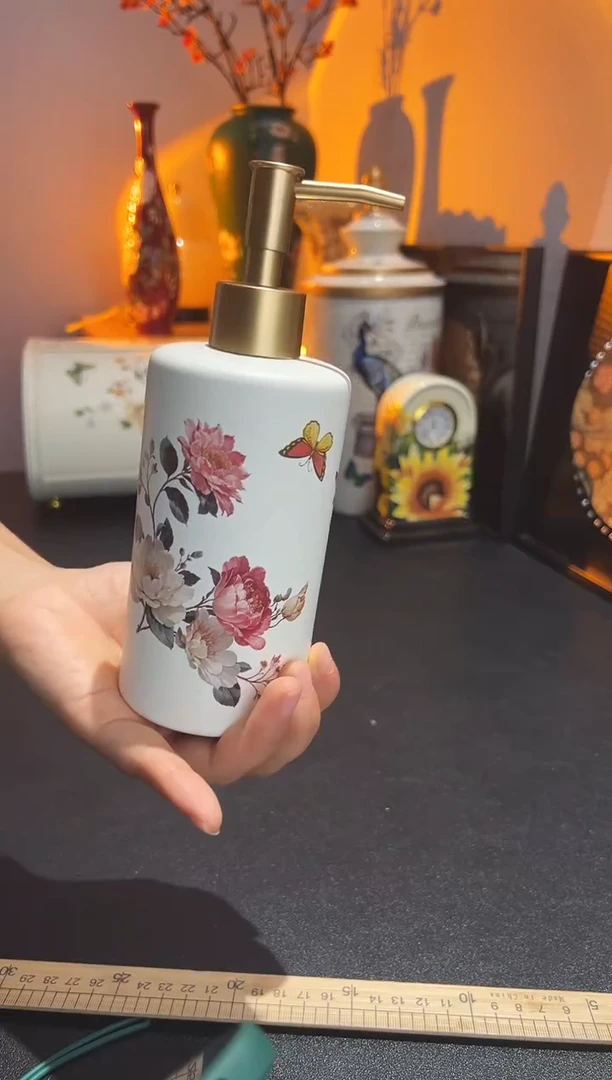 500ml外贸陶瓷铁艺百货家居