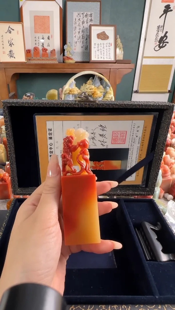 寿山石印石画***北编号编号wjf09