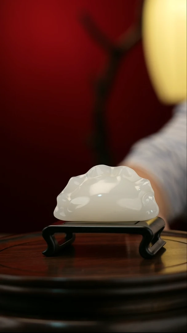 玉【吉祥水饺】天然玉石摆件