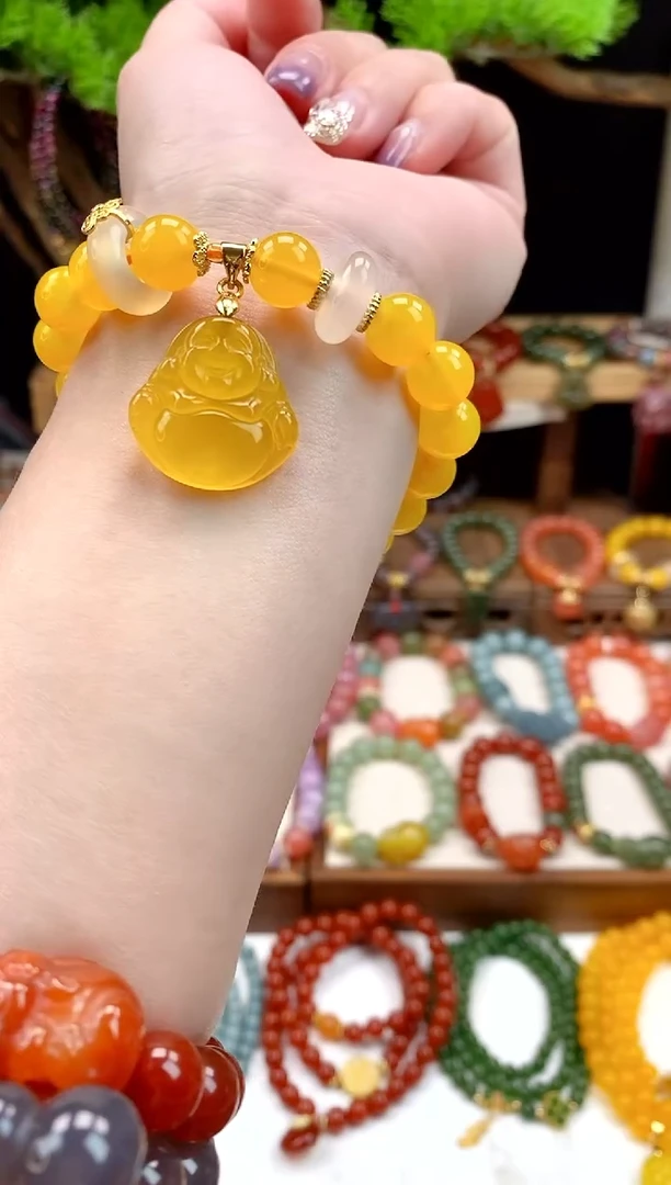 手饰玛瑙未镶嵌黄佛公