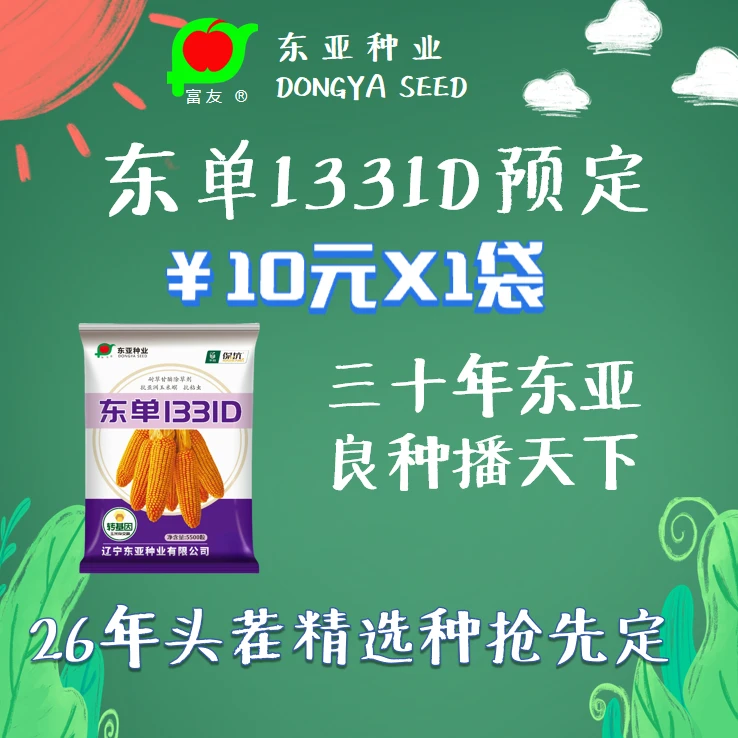东单1331D升级版头茬精选种子【1袋】