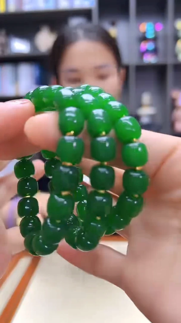 翡翠14K金镶嵌颈饰丹丹diy劲饰