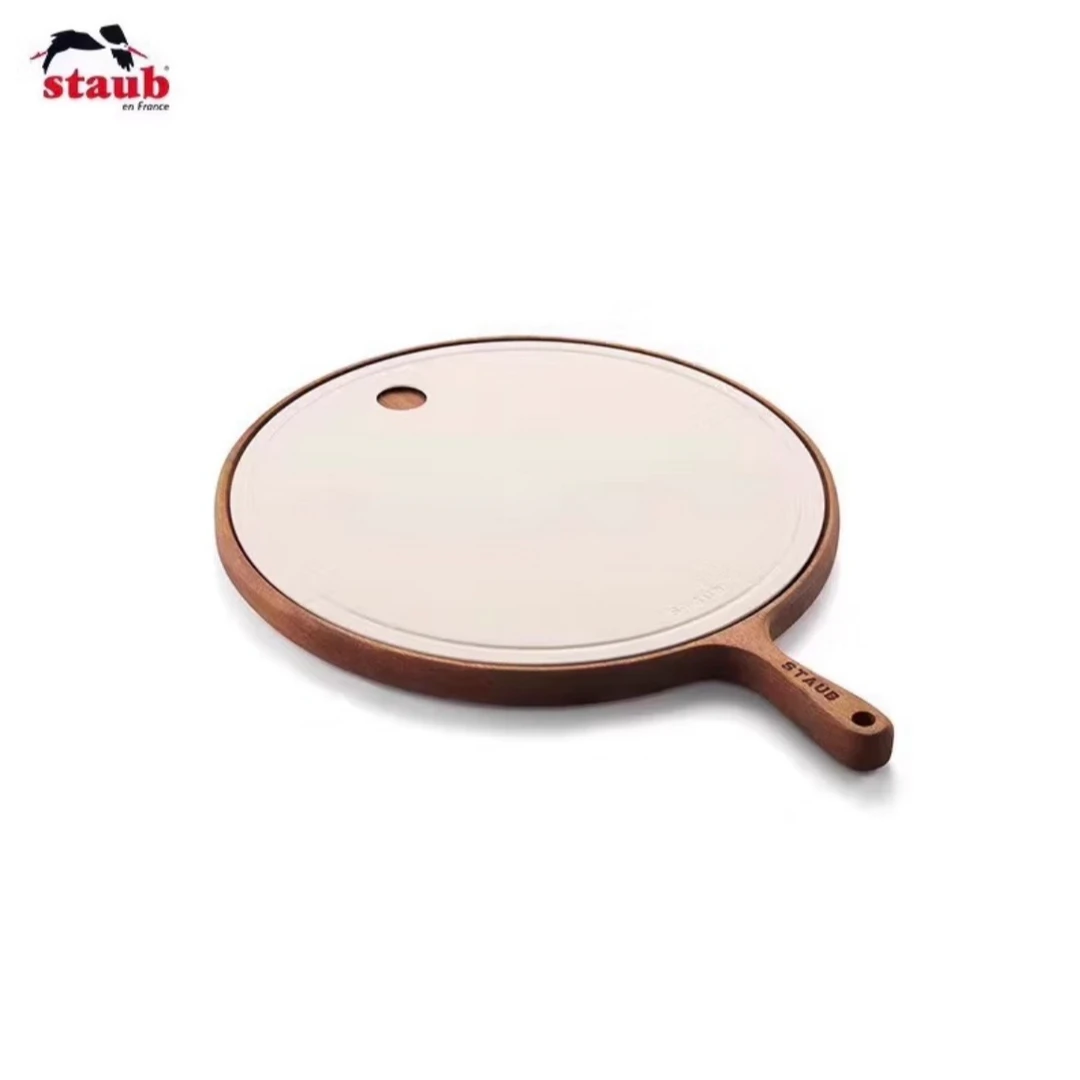 【A等品微瑕】staub/珐宝 多功能料理板组合 松露白色 1025232轻奢