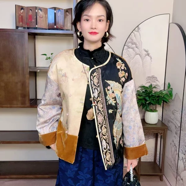 【静静定制】蝶运亨通—新中式国风高定重工苏绣上衣