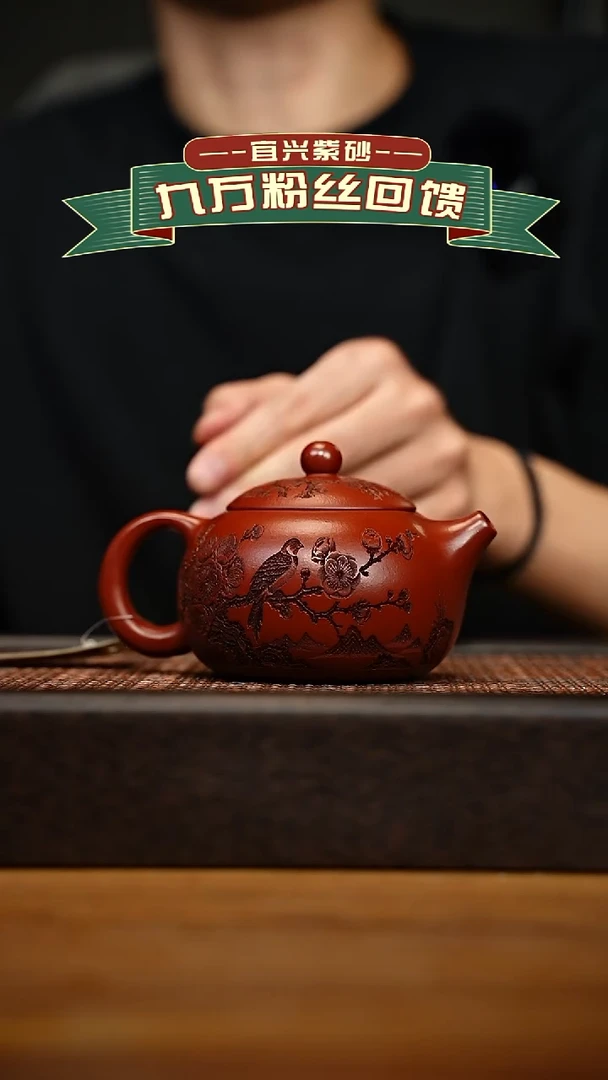 茶壶紫砂宜兴原矿紫砂壶容量260cc