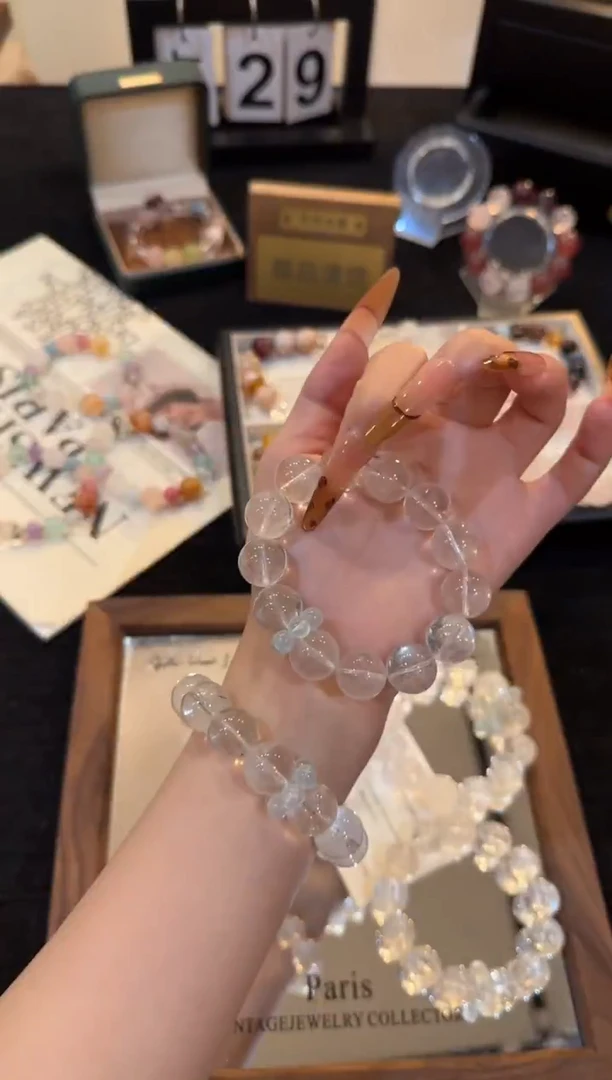 合金手链水晶白阿赛x2990