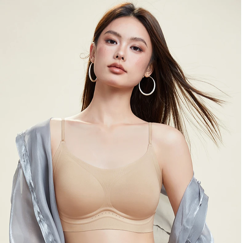 无搭扣欧若动感风四季通用乳胶垫内衣文胸小胸美背2564