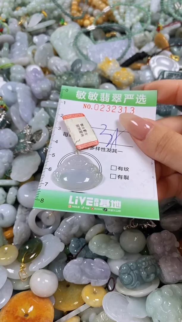 翡翠未镶嵌颈饰闪购0232313