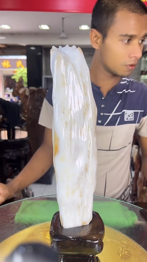 硅化玉珠宝奇石未镶嵌缅甸天然树化玉摆件