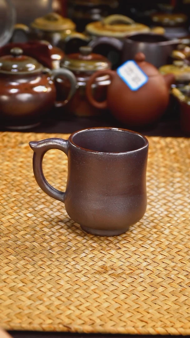 茶壶紫砂纯自然紫砂柴烧