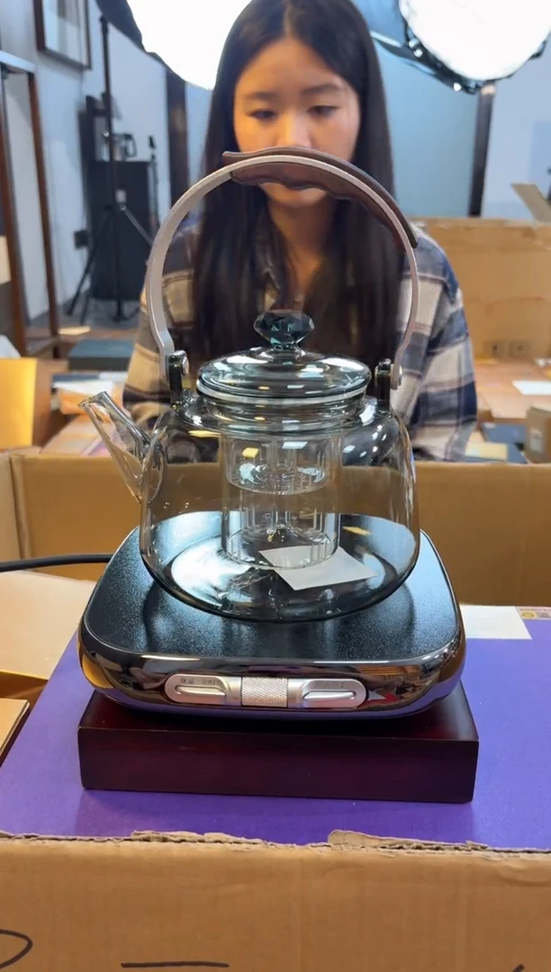 茗凤祥x3+悦纳斯半月煮茶壶