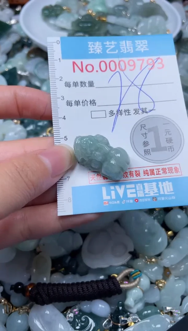 颈饰未镶嵌翡翠9793