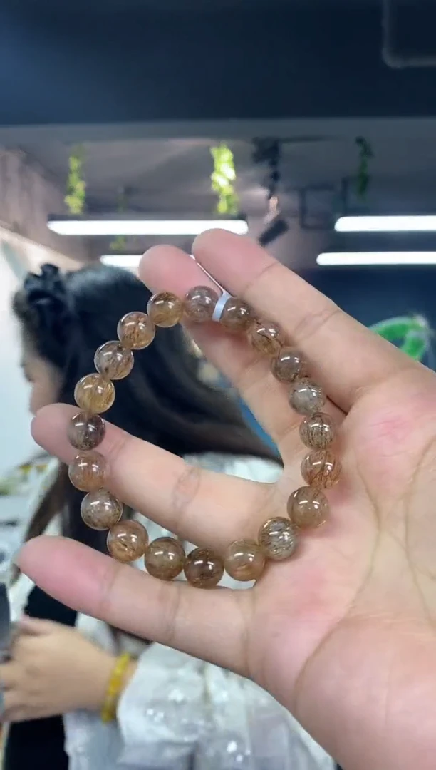 水晶手串未镶嵌多样性发其一颜色微差