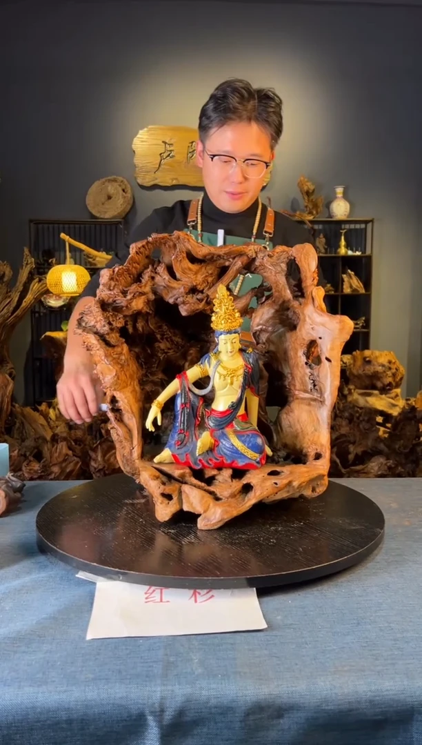 木 卢师傅根艺作品（不包含人物摆件）