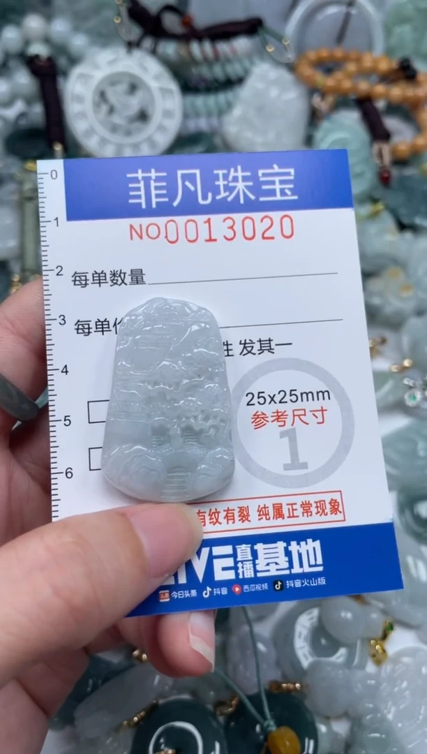 颈饰未镶嵌翡翠13020