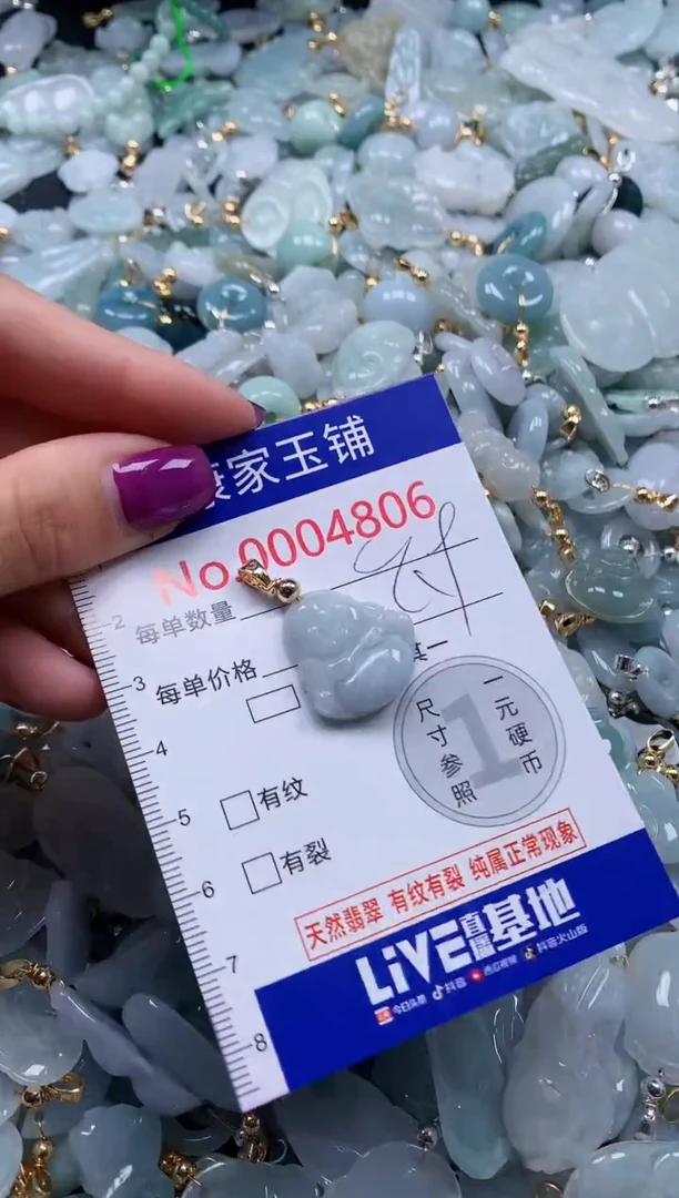 颈饰未镶嵌翡翠4806