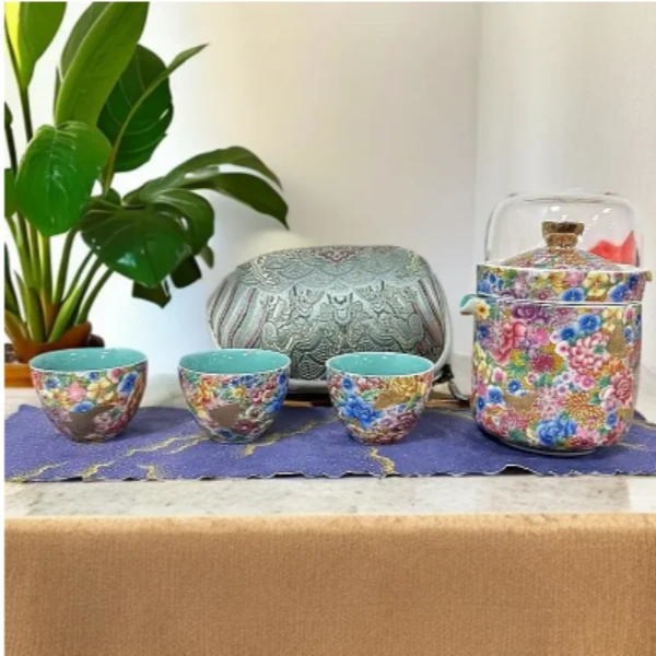 茶言悦器珐琅彩四杯款C021