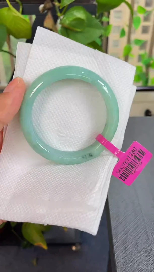 未镶嵌手链翡翠033手镯54.3