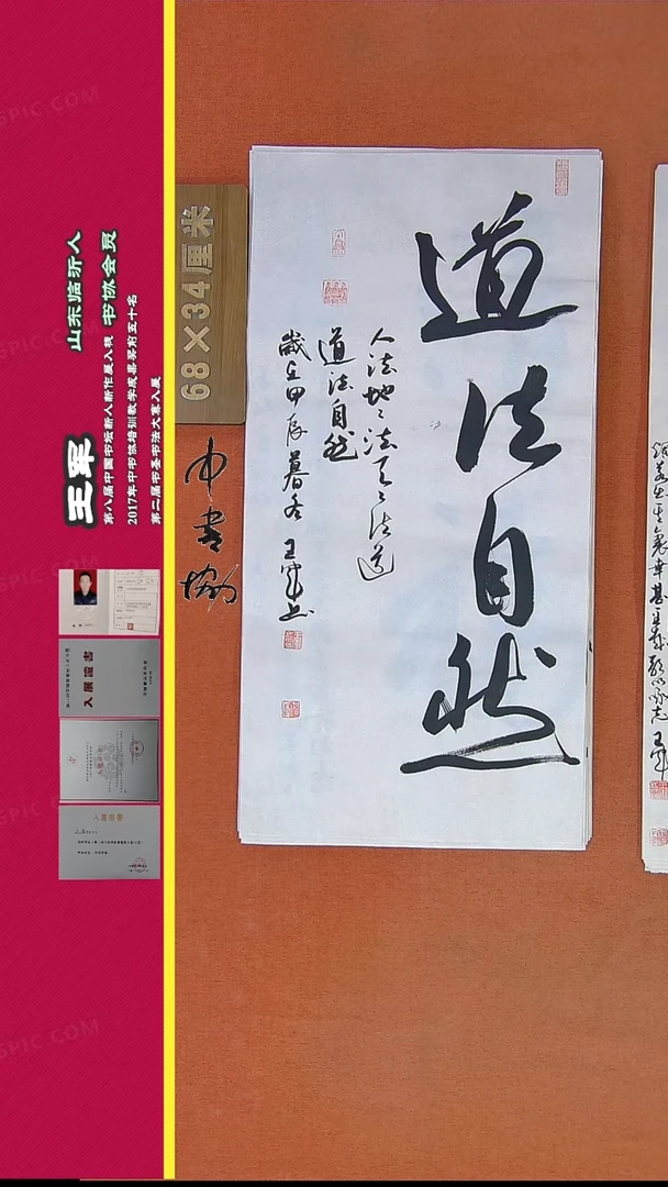 【闪购商品】书法374王军书法精品作品