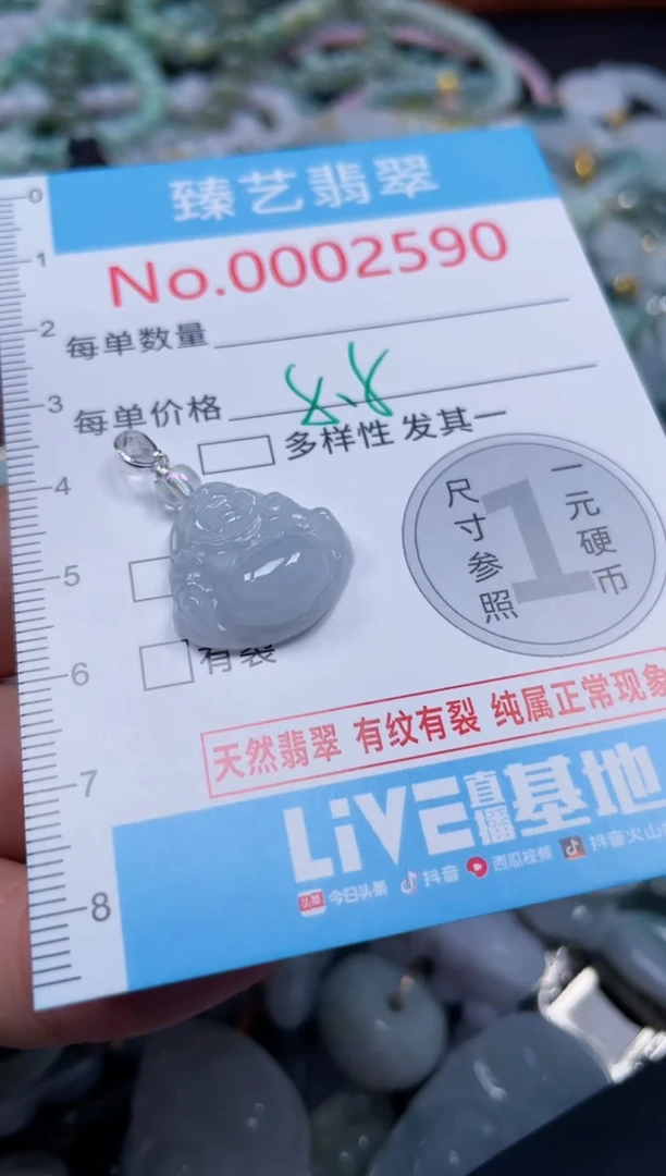 颈饰未镶嵌翡翠2590